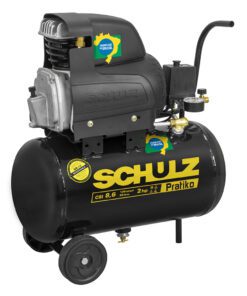 Compressor 8,6/25L Pratiko 8,6/25 120 Psi 220V 91504220 – Schulz