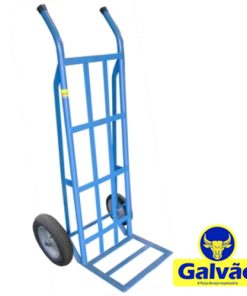 Carrinho armazém geral – 300 kg/roda pneumática 140x40x30 cm - GALVÃO