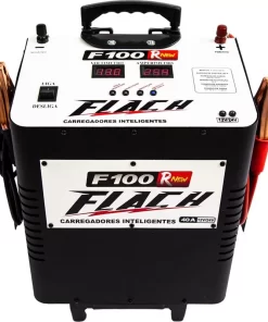 Carregador de Bateria 40A 12V/24V Com AUXILIO F100-12/24 - FLACH - ST